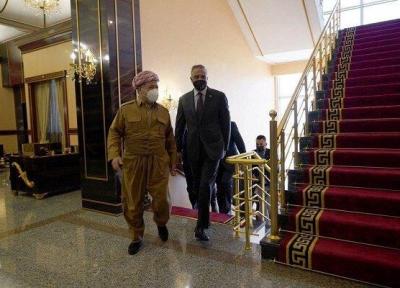 مصطفی الکاظمی با مسعود بارزانی ملاقات کرد