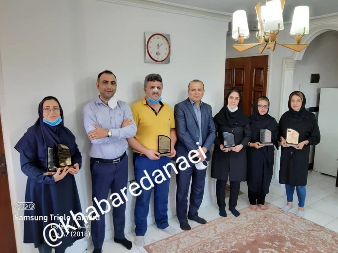 تقدیر از نمایندگان برترشعبه بندر انزلی بیمه دانا تقدیر از نمایندگان برترشعبه بندر انزلی بیمه دانا