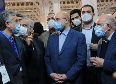 رئیس مجلس از بیست وپنجمین نمایشگاه نفت ایران بازدید کرد