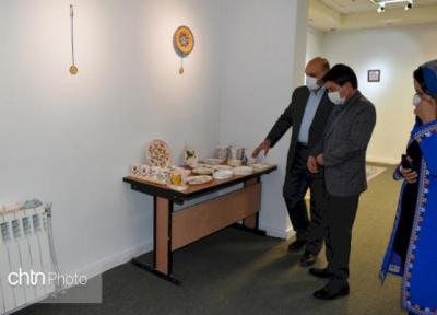افتتاح نمایشگاه تخصصی کاشی هفت رنگ و سفال و سرامیک در بجنورد